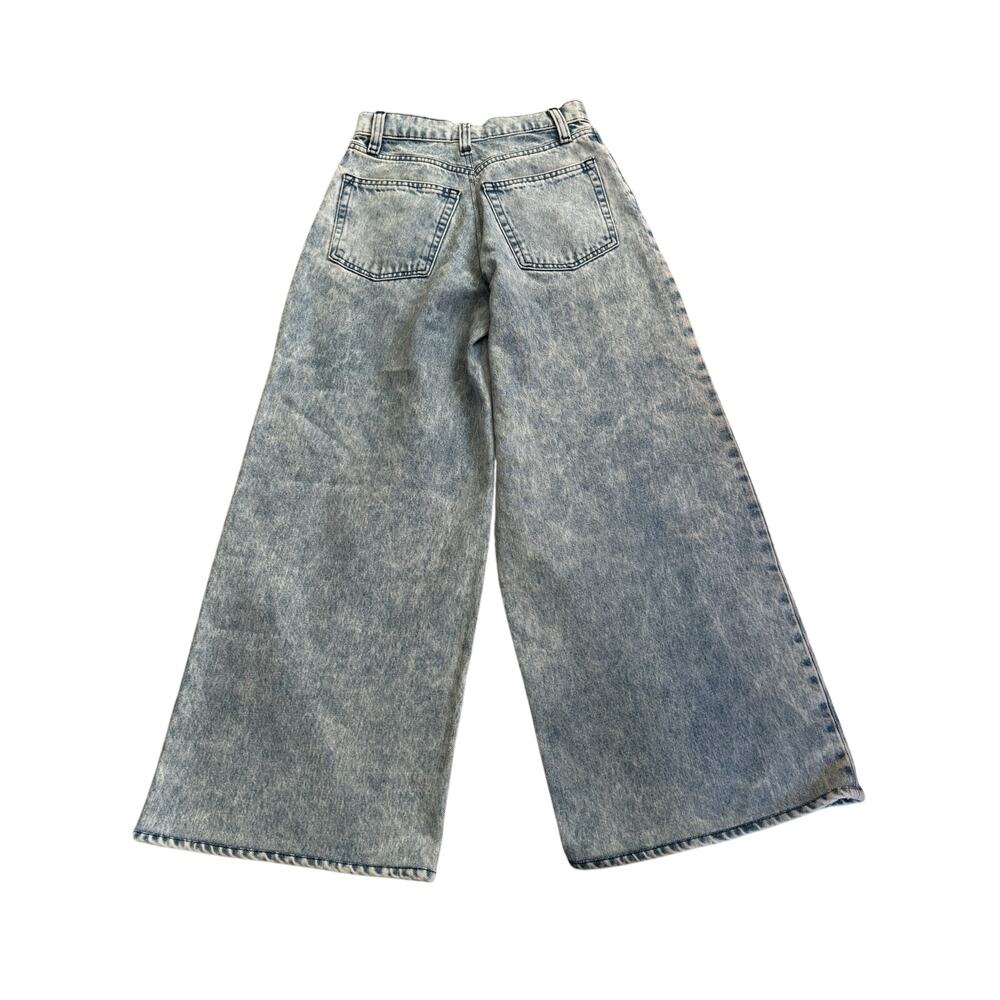 GAP Women's Wide Leg Jeans - Light Blue - Picture 2 of 7